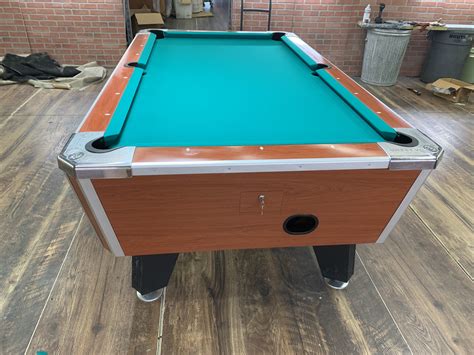 This is a COMMERCIAL coin operated Pool Table. . Used coin operated pool tables for sale